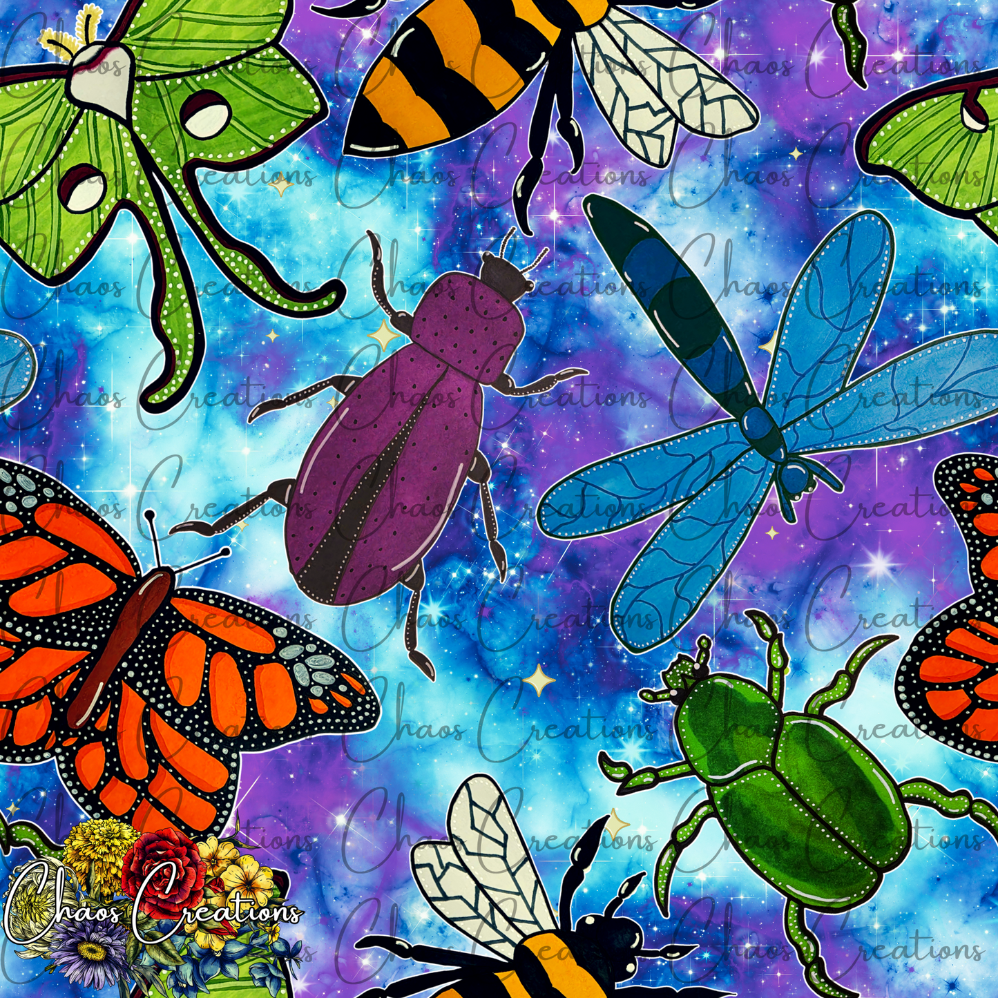 Beauty in Nature, galaxy colorway