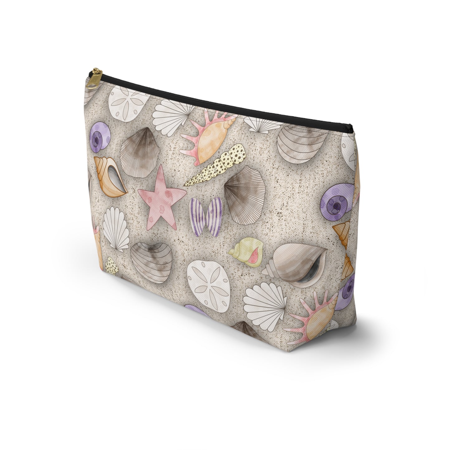 Seashell Beach Accessory Pouch Sand & Sand T-Bottom Bag Sunscreen Bag