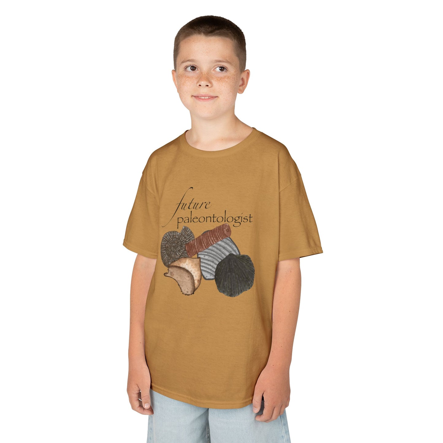 Kids Tee — "Future Paleontologist" Dino Fossil Lover Shirt