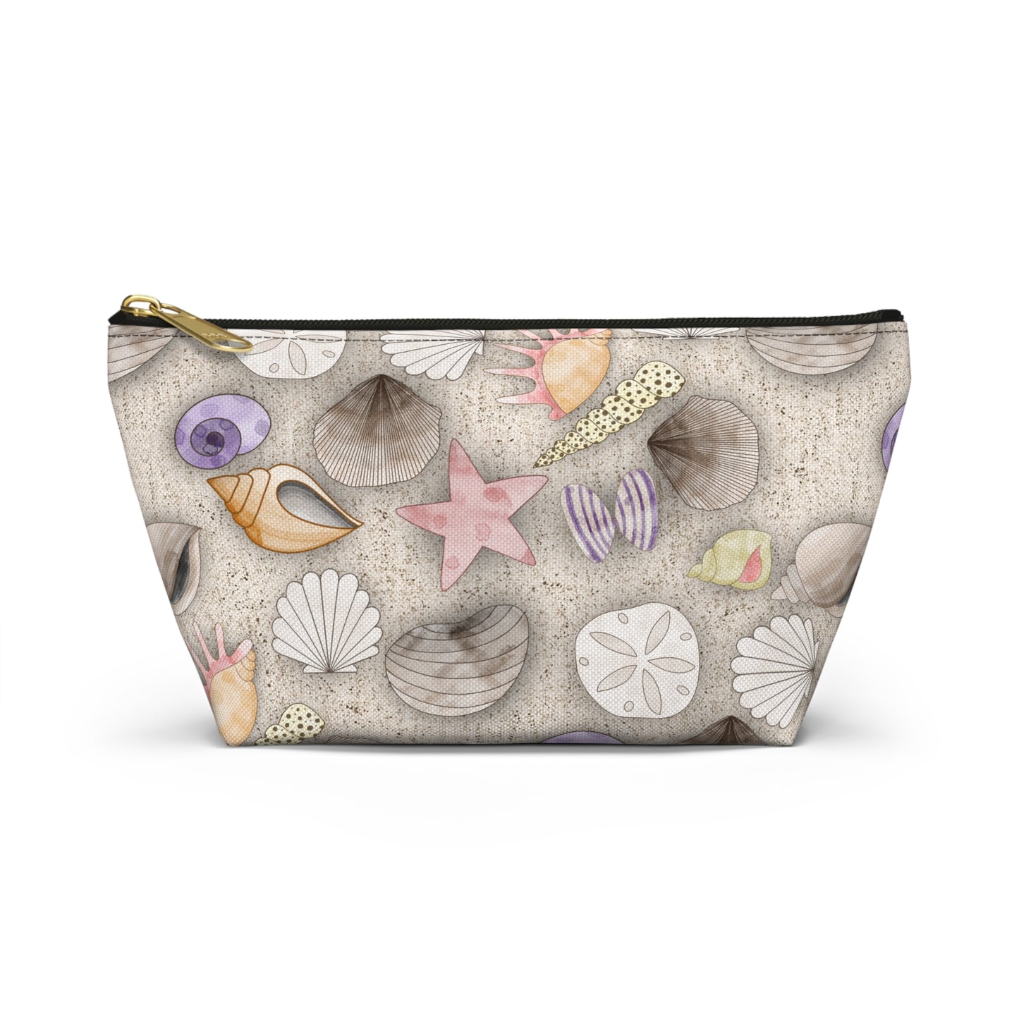 Seashell Beach Accessory Pouch Sand & Sand T-Bottom Bag Sunscreen Bag