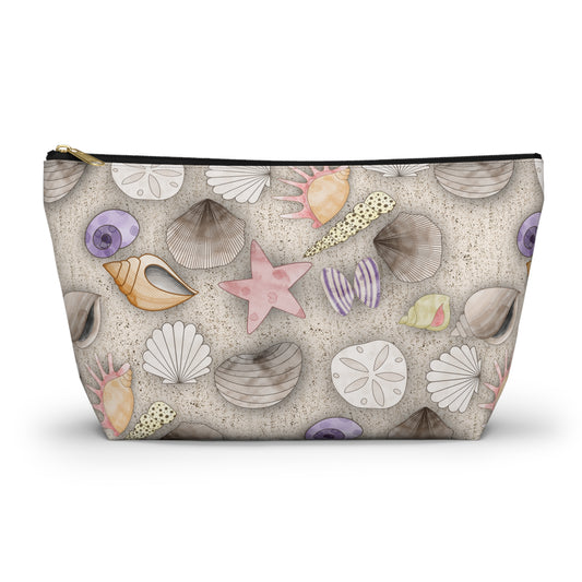 Seashell Beach Accessory Pouch Sand & Sand T-Bottom Bag Sunscreen Bag