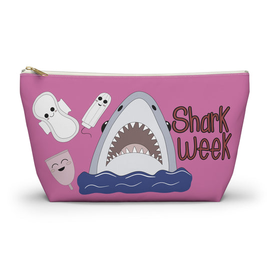 Shark Week Period Women’s Accessory Pouch — Funny Shark