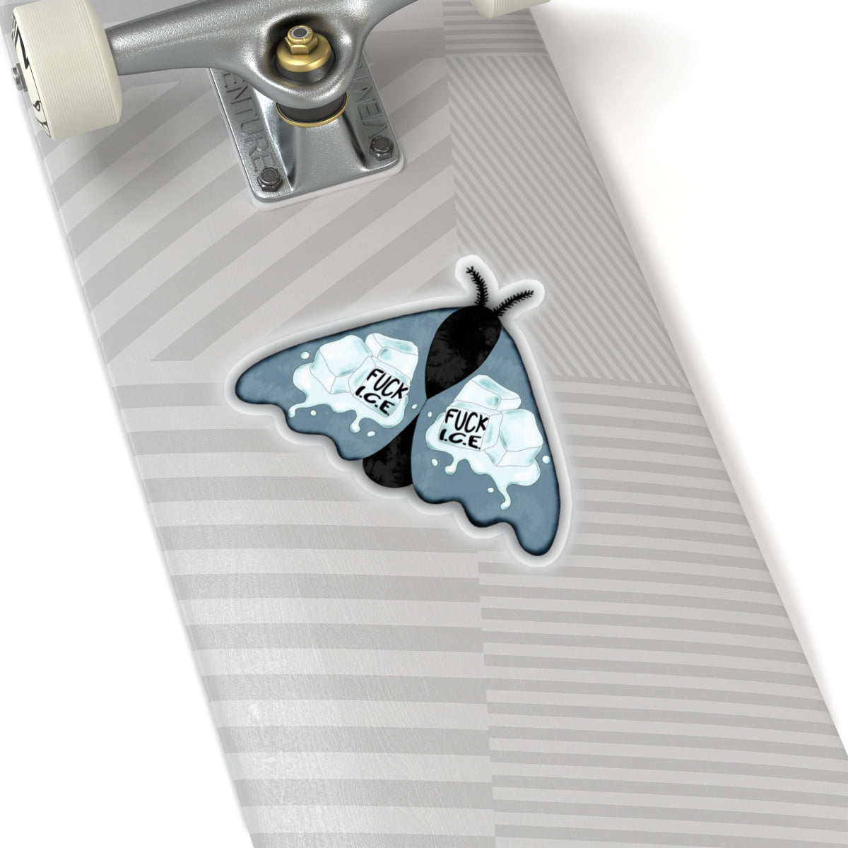 F*ck ICE Moth Sticker Human Rights Protest