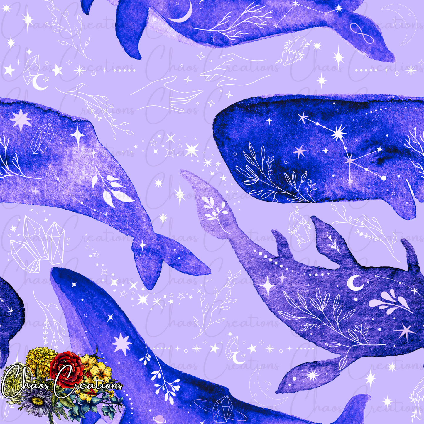 LIMITED EXCLUSIVE: Celestial Whales, purple colorway (10 copies)