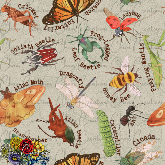 Backyard Bugs, antique colorway