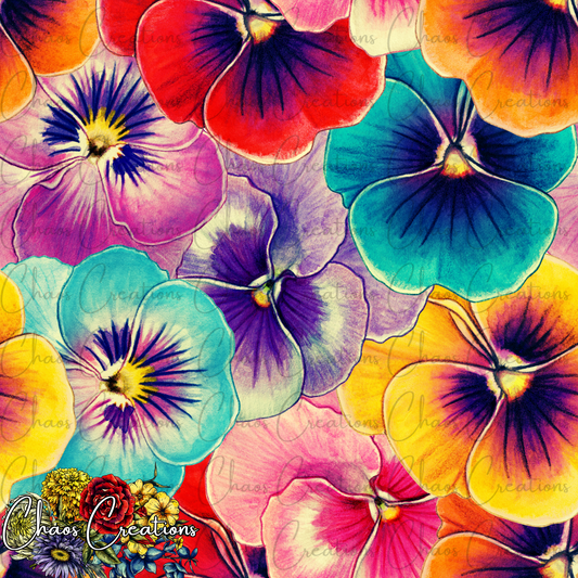 Pansy Collage