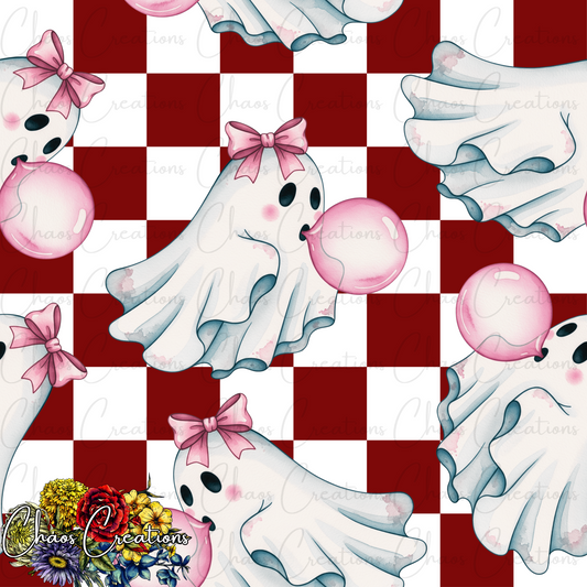 Bubblegum Ghost, red colorway
