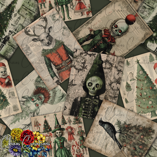 Creepy Christmas Cards