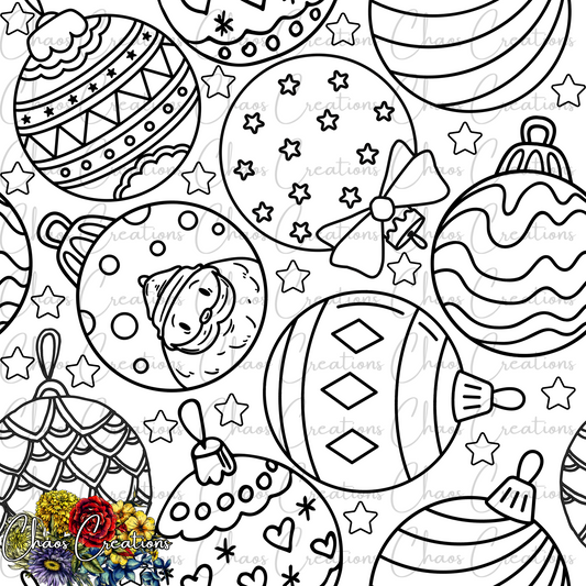 Color Me Ornaments