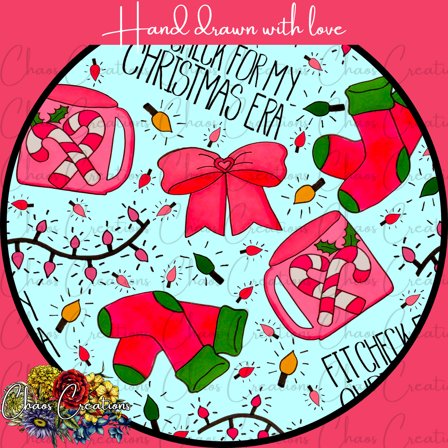 Christmas Fit Check, blue colorway