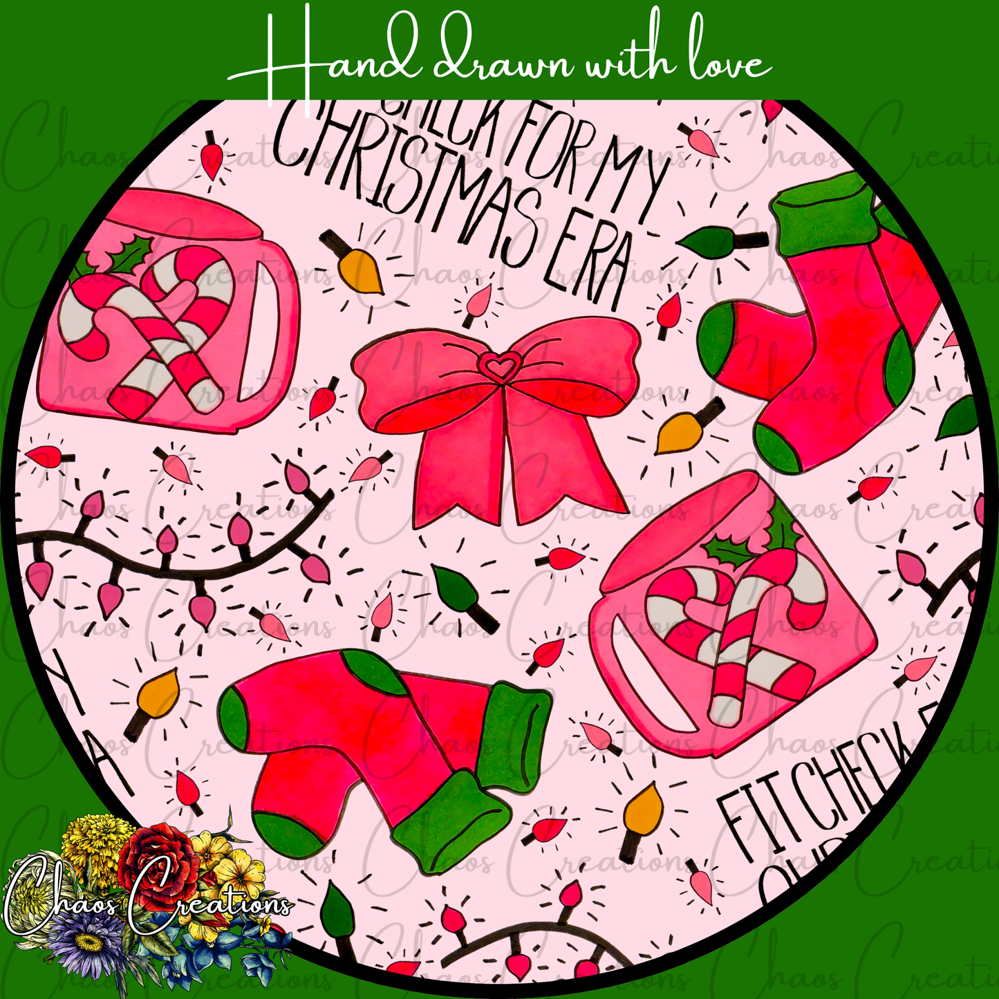 Christmas Fit Check, pink colorway