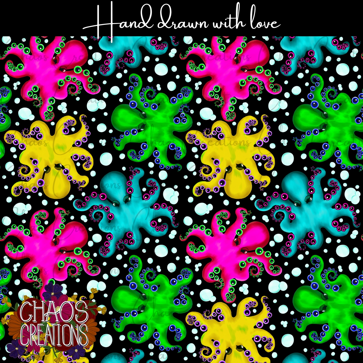 Steampunk Octopus, colorful