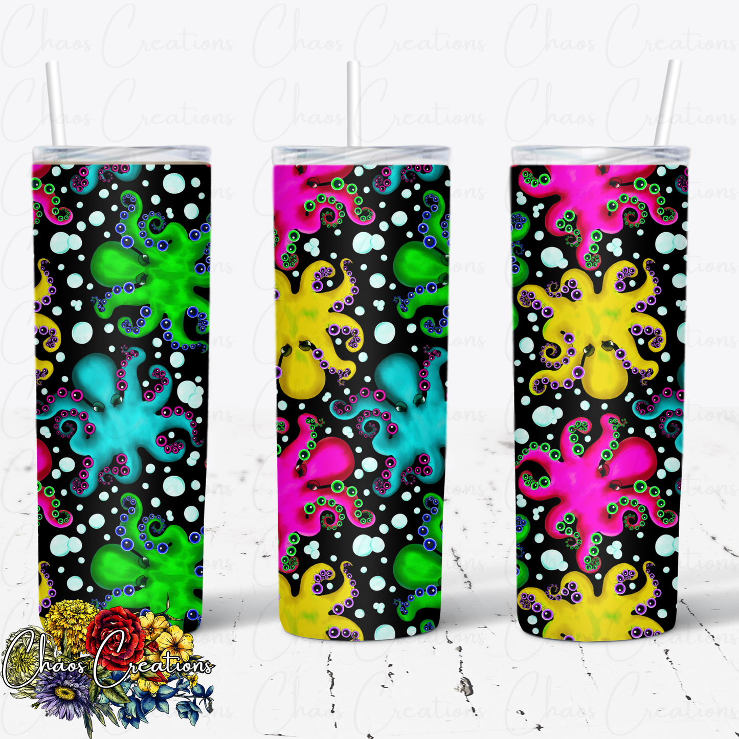 Steampunk Octopus, colorful