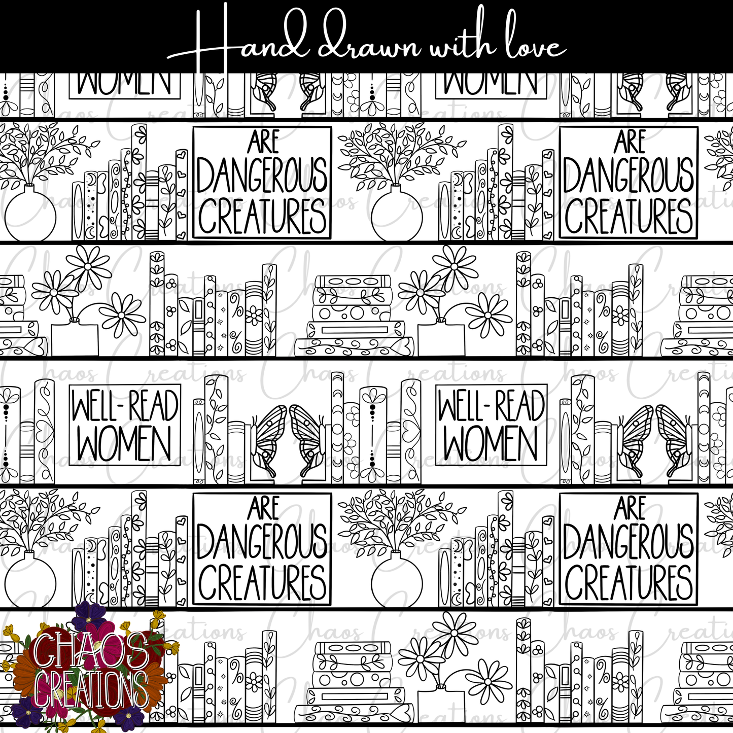 Feminist Bookshelf, color me