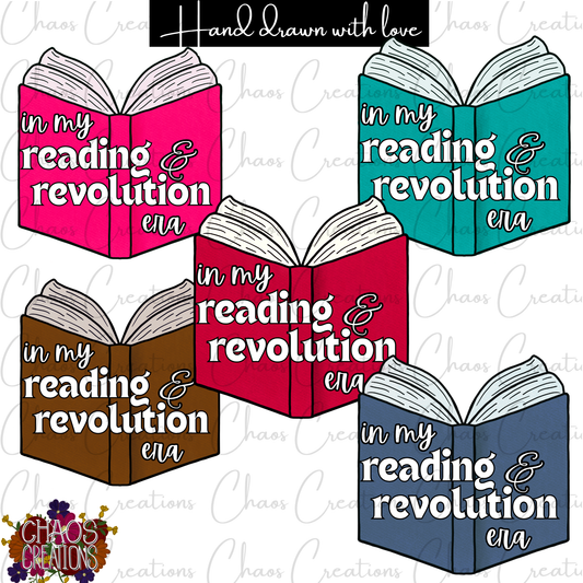 PNG: Reading & Revolution (5 colorways)