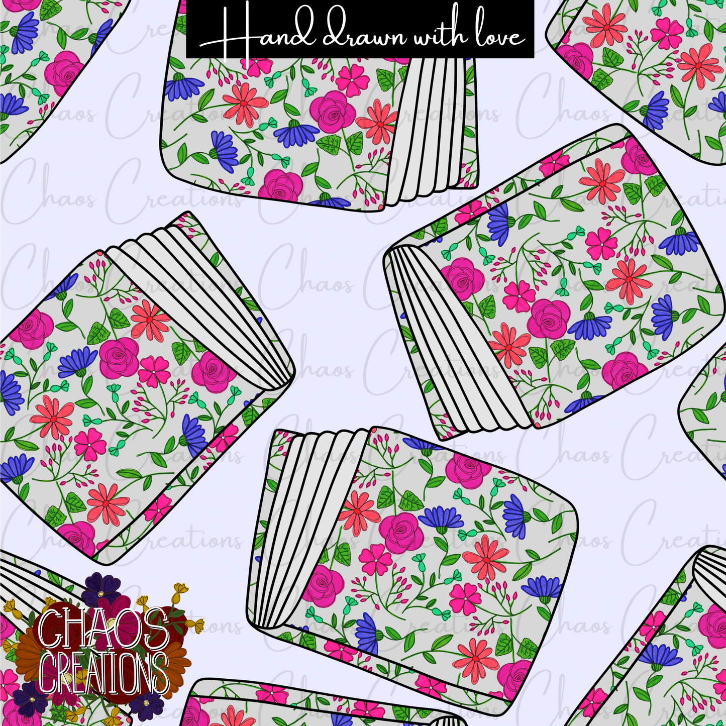 Wildflower Books, blue colorway