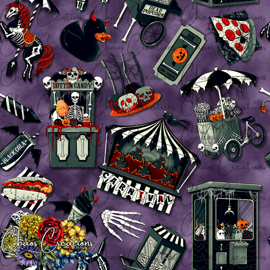 LIMITED EXCLUSIVE: Creepy Carnival, purple galaxy (6 copies)