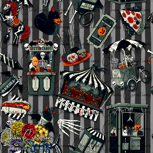 LIMITED EXCLUSIVE: Creepy Carnival, grey stripe (6 copies)