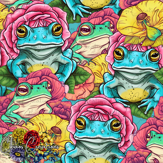 Floral Frogs