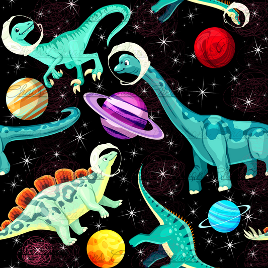 Space Dinosaurs, full color colorway